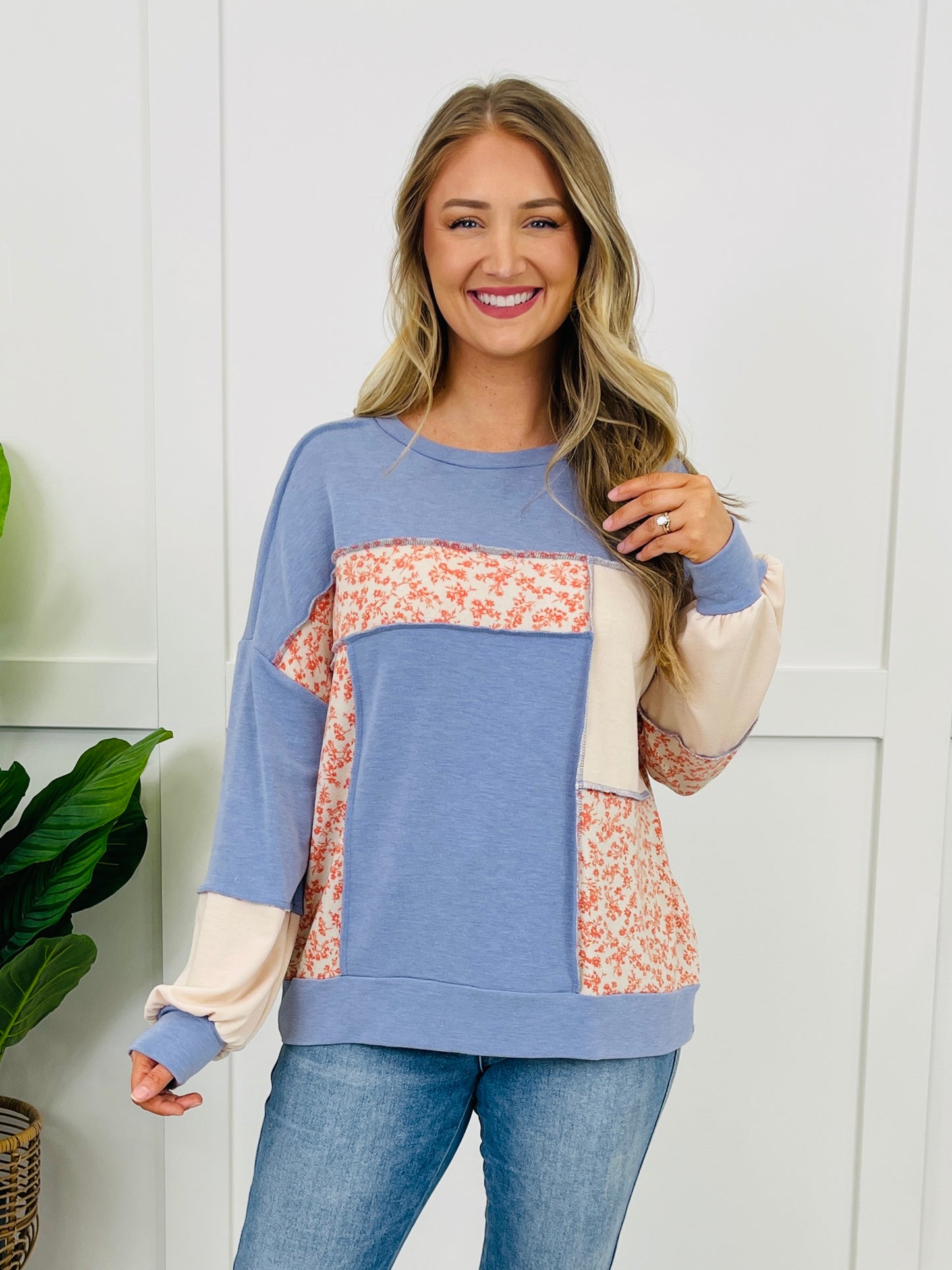 Framed In Floral Top