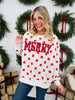 Merry On The Dot Crewneck