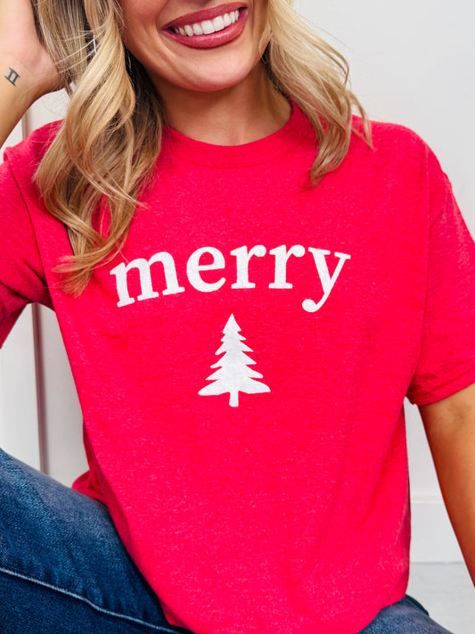 Merry Little Tree Graphic Tee