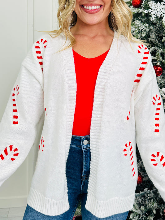 Candy Cane Lane Cardigan