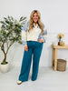 Judy Blue Deep Waters Wide Leg Utility Jeans