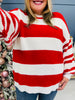 REG/CURVY MOCO Exclusive Candy Cane Lane Sweater