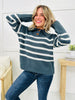 Color Me Cozy Sweater In Dark Denim