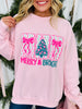 Merry & Bright Graphic Crewneck Sweatshirt