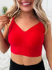 MOCO Signature Seamless Bra In Red