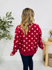 Dot Your Day Pullover In Wine