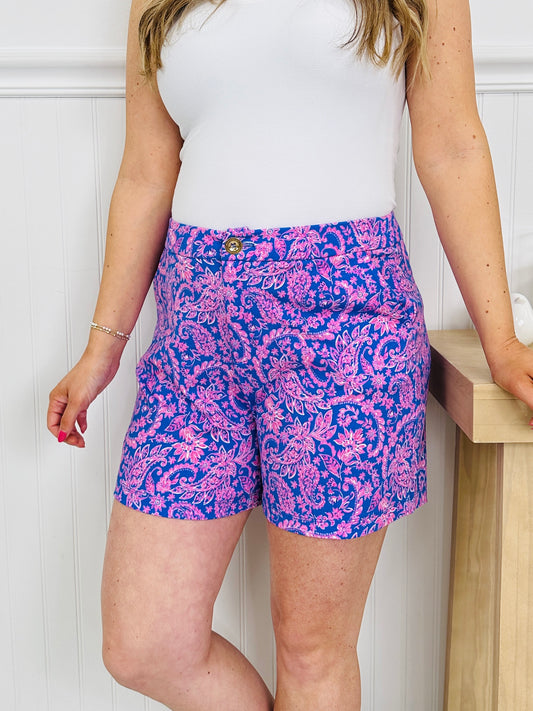 Sweet Summertime Shorts in Charleston Print
