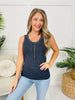 Bright And Buttoned Tank Top- Multiple Colors!