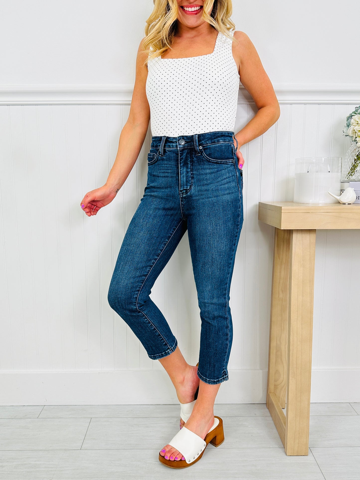 Judy Blue The Trifecta Capri Jeans