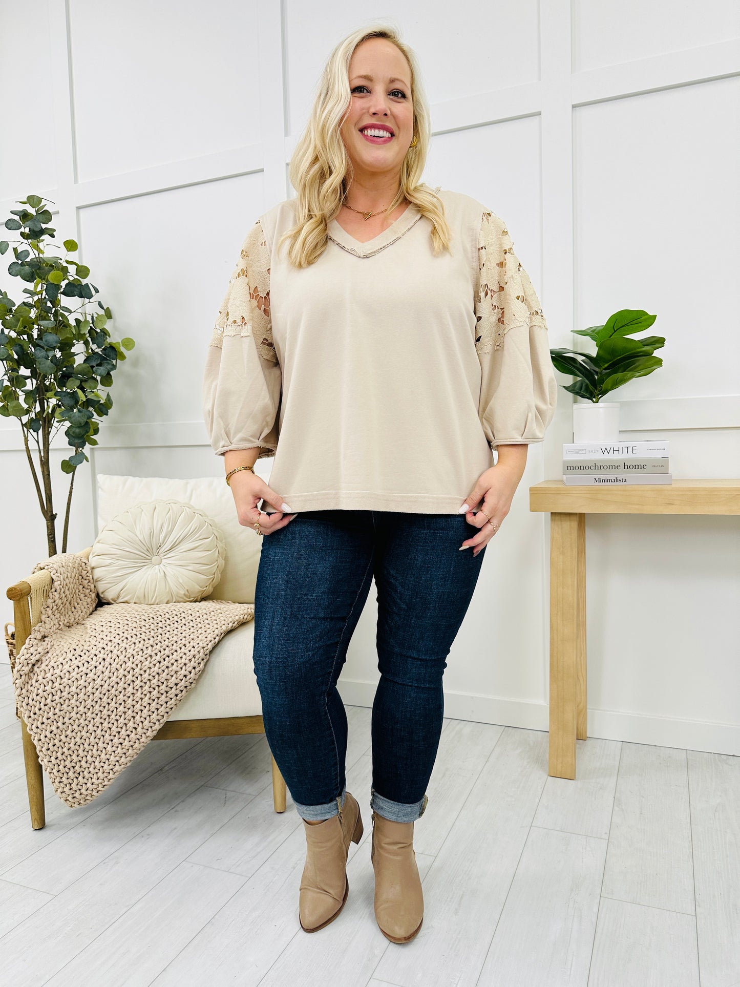 REG/CURVY Sandy Horizon Sweatshirt