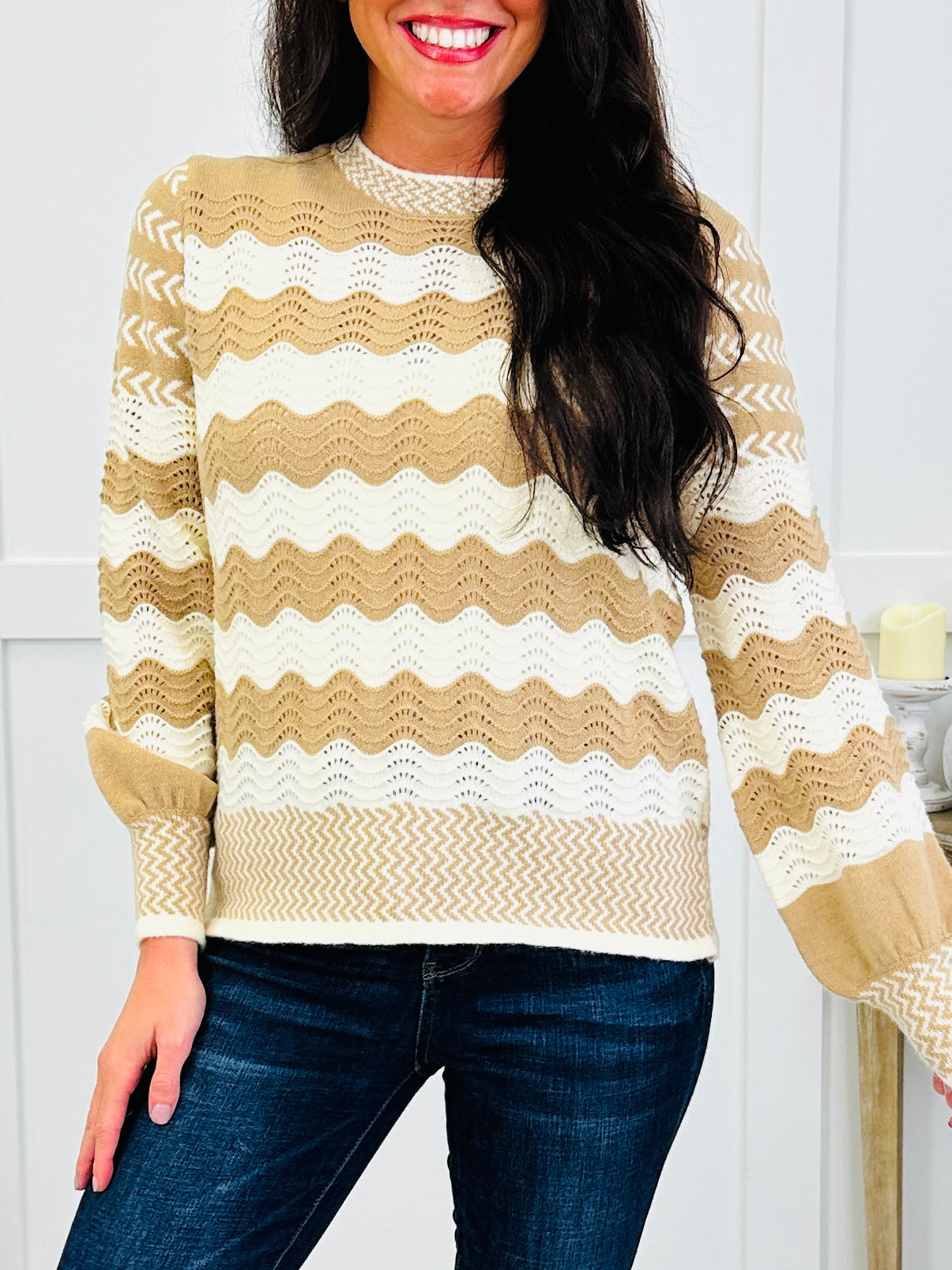 All The Right Waves Sweater