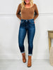 All In The Details Tummy Control Cuffed Skinny Jeans