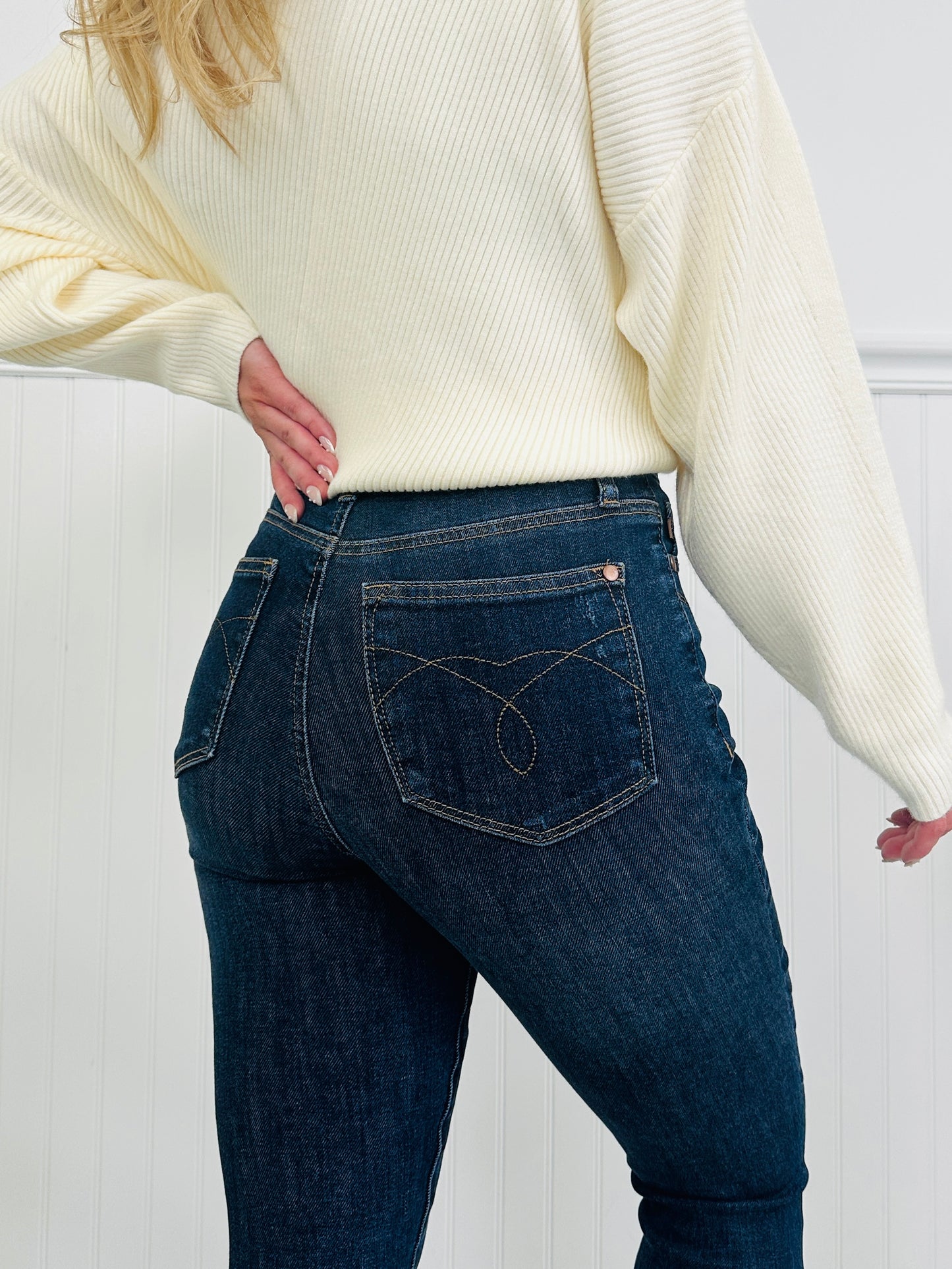 Judy Blue Stitched in Style Skinny Jeans