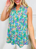 Sunshine Energy Top in St. Augustine Print