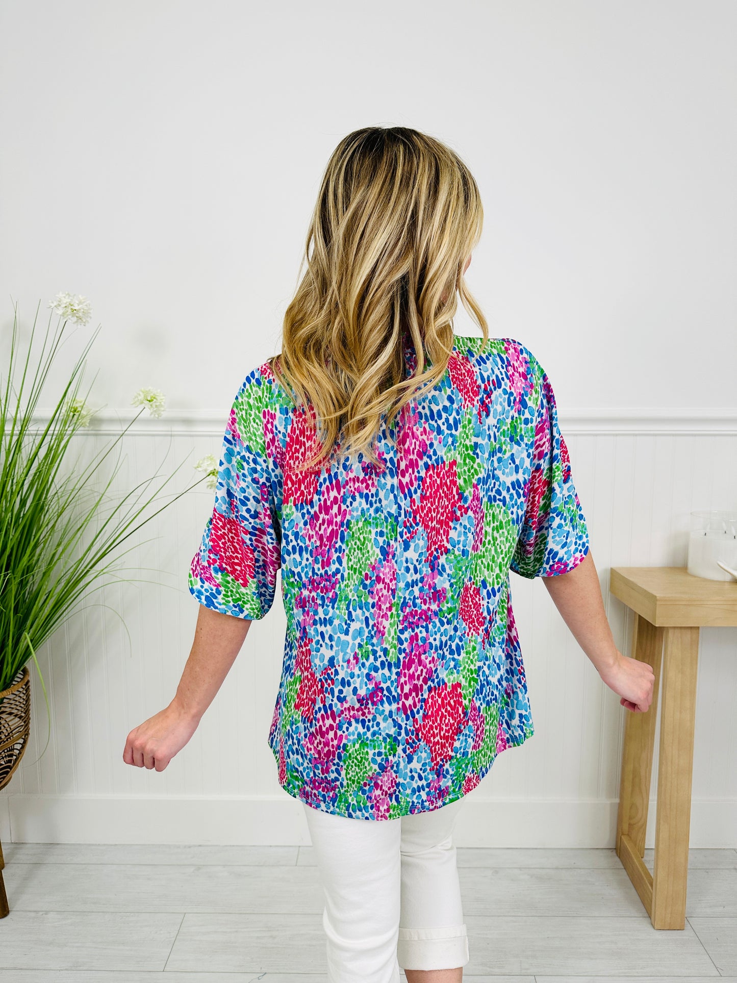 Radiate Sunshine Top in Sanibel Print