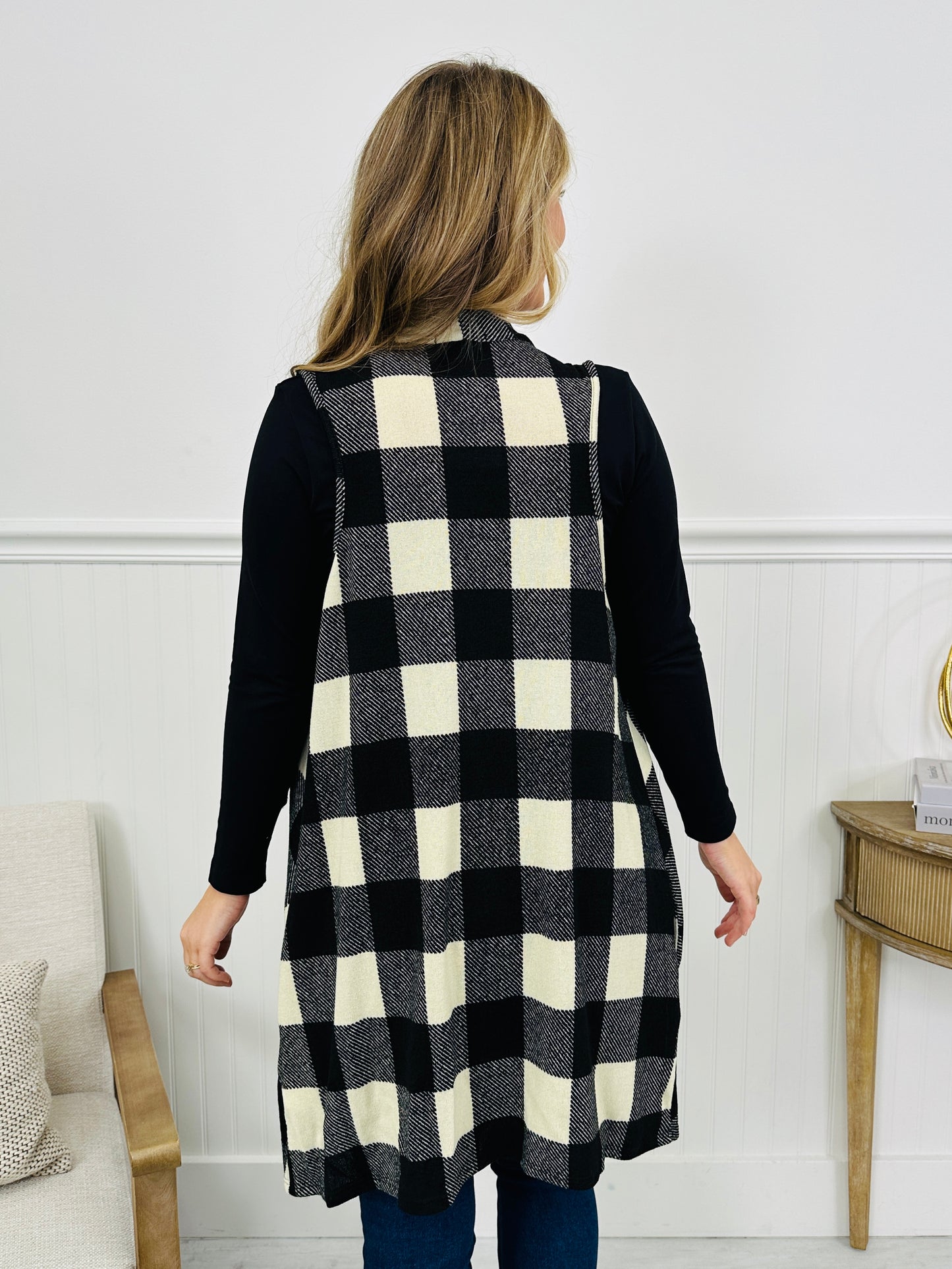 Offbeat Check Cardigan- Multiple Colors!