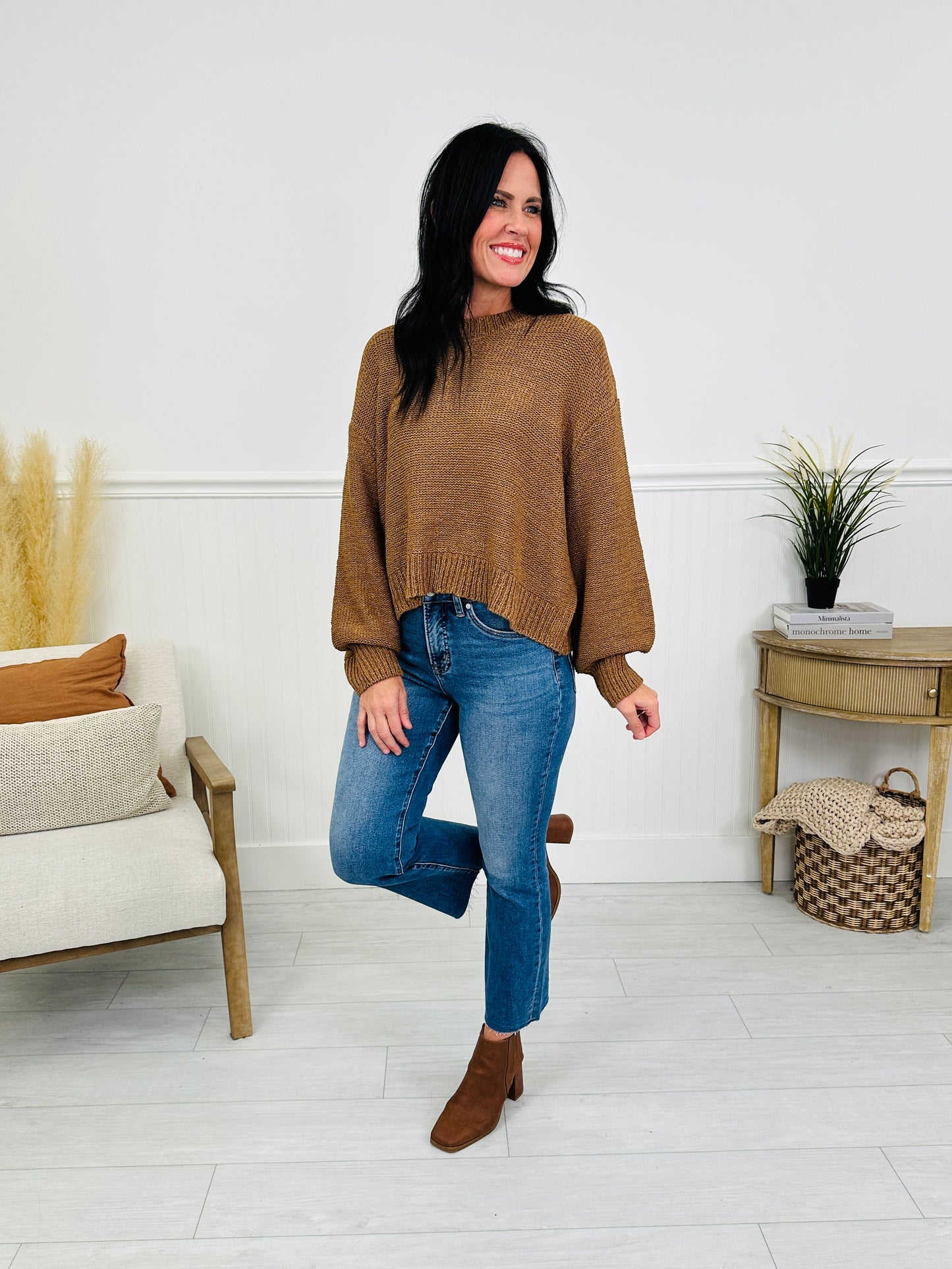 Falling Fast Kick Flare Tummy Control Jeans