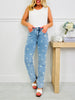 Dreaming of Daisies Tummy Control Straight Jeans