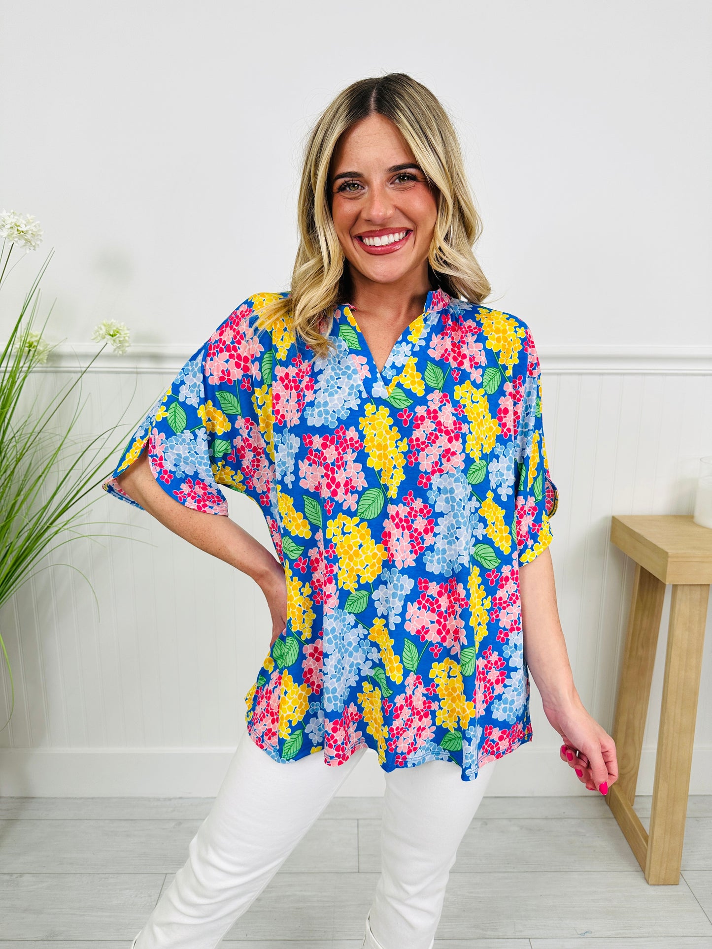 Radiate Sunshine Top in Key Largo Print