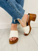 Slide Into Style Sandals in White