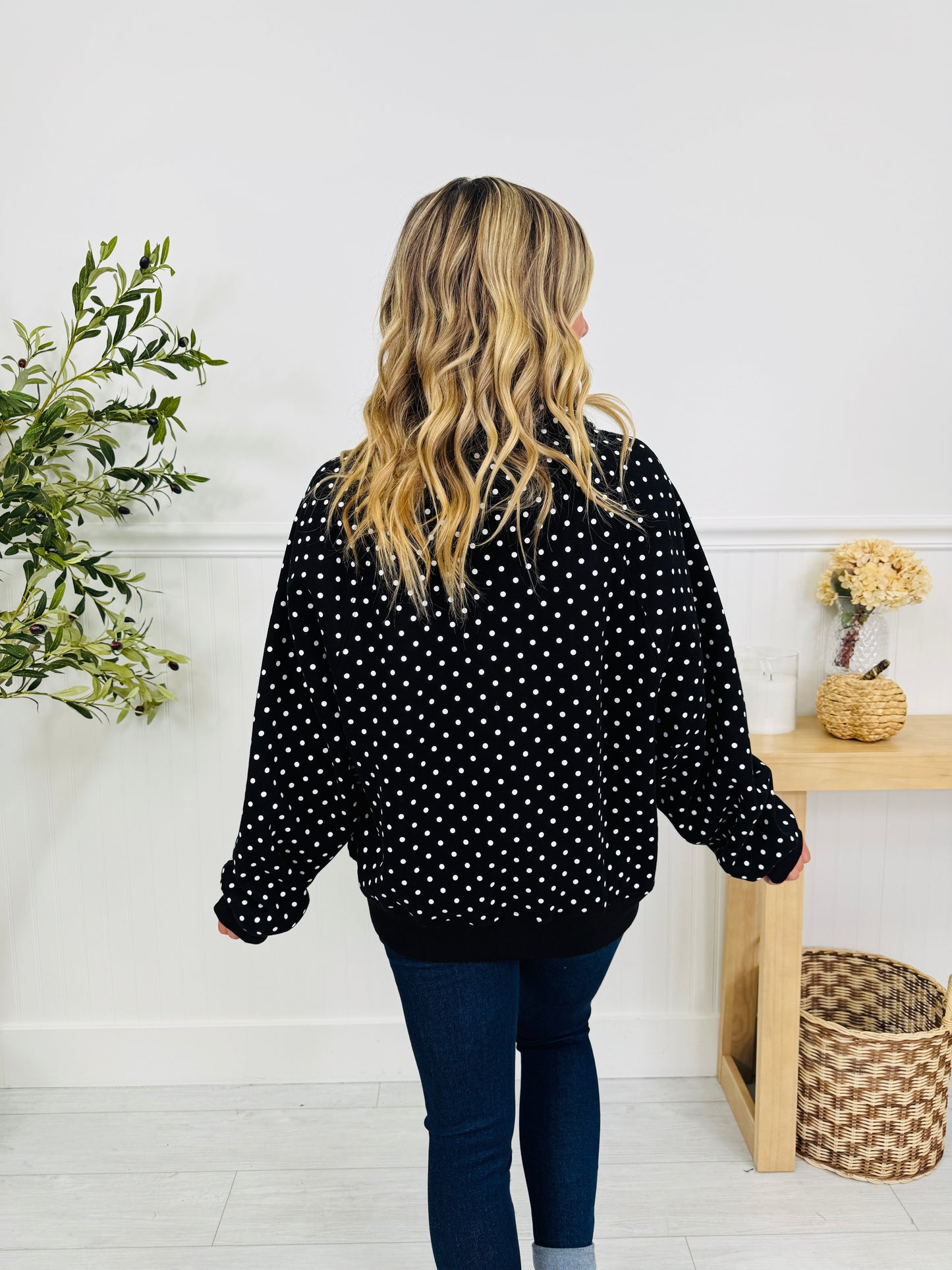 Polka Dot Perfection Pullover In Multiple Colors
