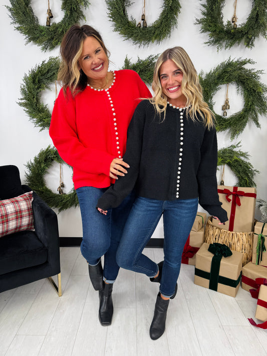 Pearl Appeal Sweater In Multiple Colors