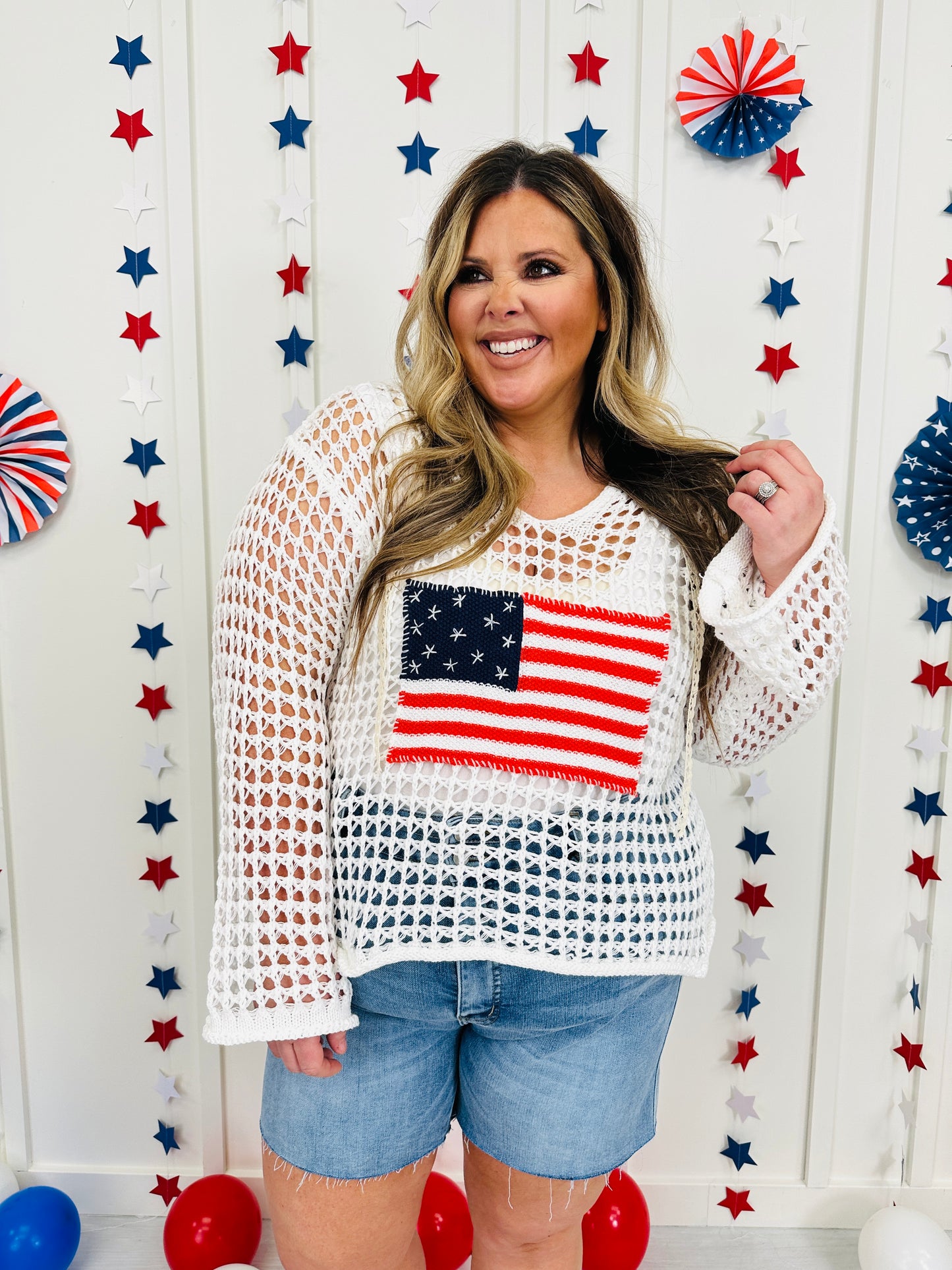 Star Spangled Sweetheart Top In Multiple Colors