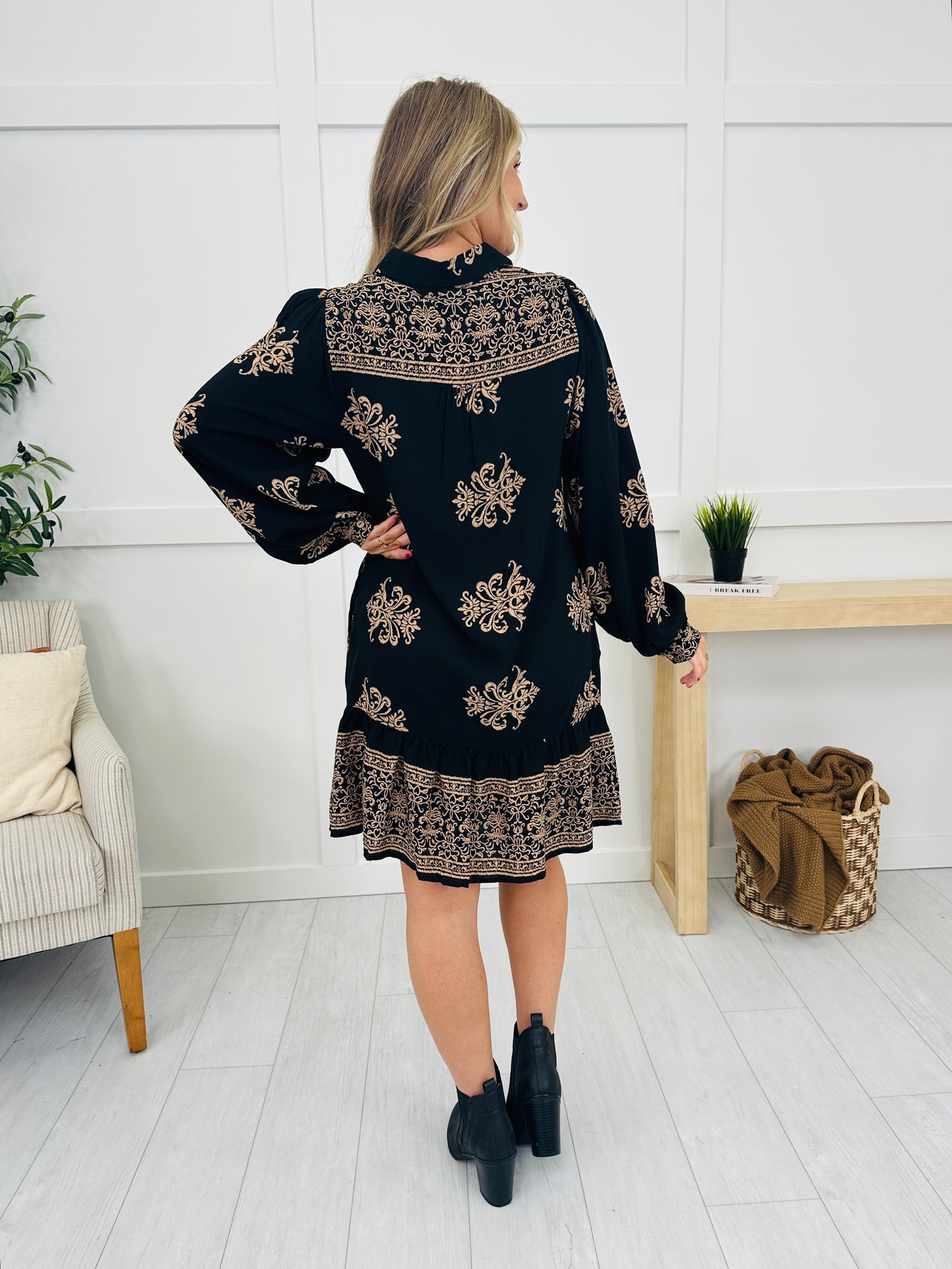 Fringe Theory Dress in Black