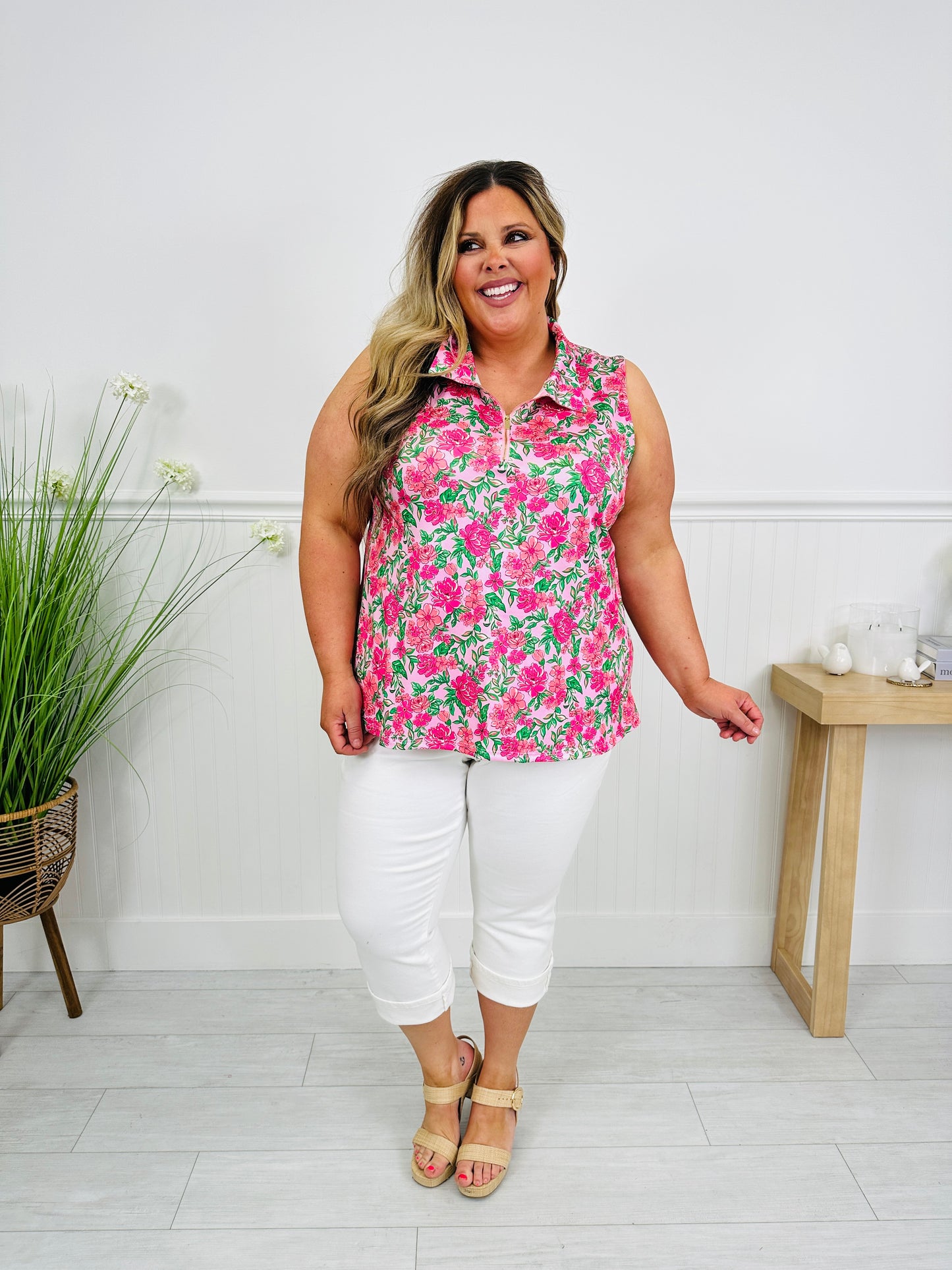 Heatwave Haven Tank Top in Charleston Print