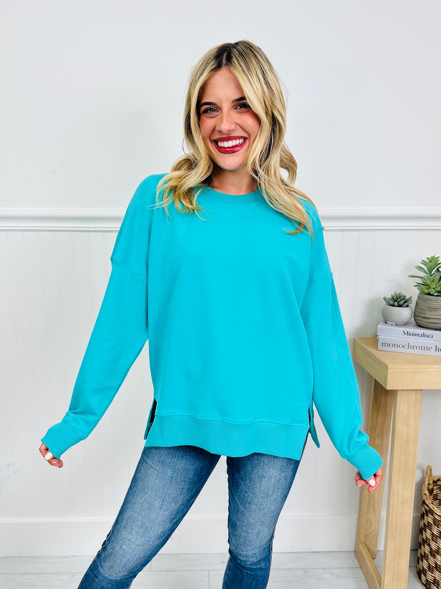 Color Pop Crewneck in Four Colors