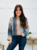 Autumn Palette Sweater In Navy Multi