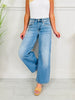 Judy Blue Keep It Simple Ankle Wide Jeans