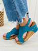 Attitude Upgrade Wedges In Washed Turquoise