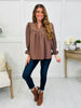 Saddle Creek Top In Chocolate