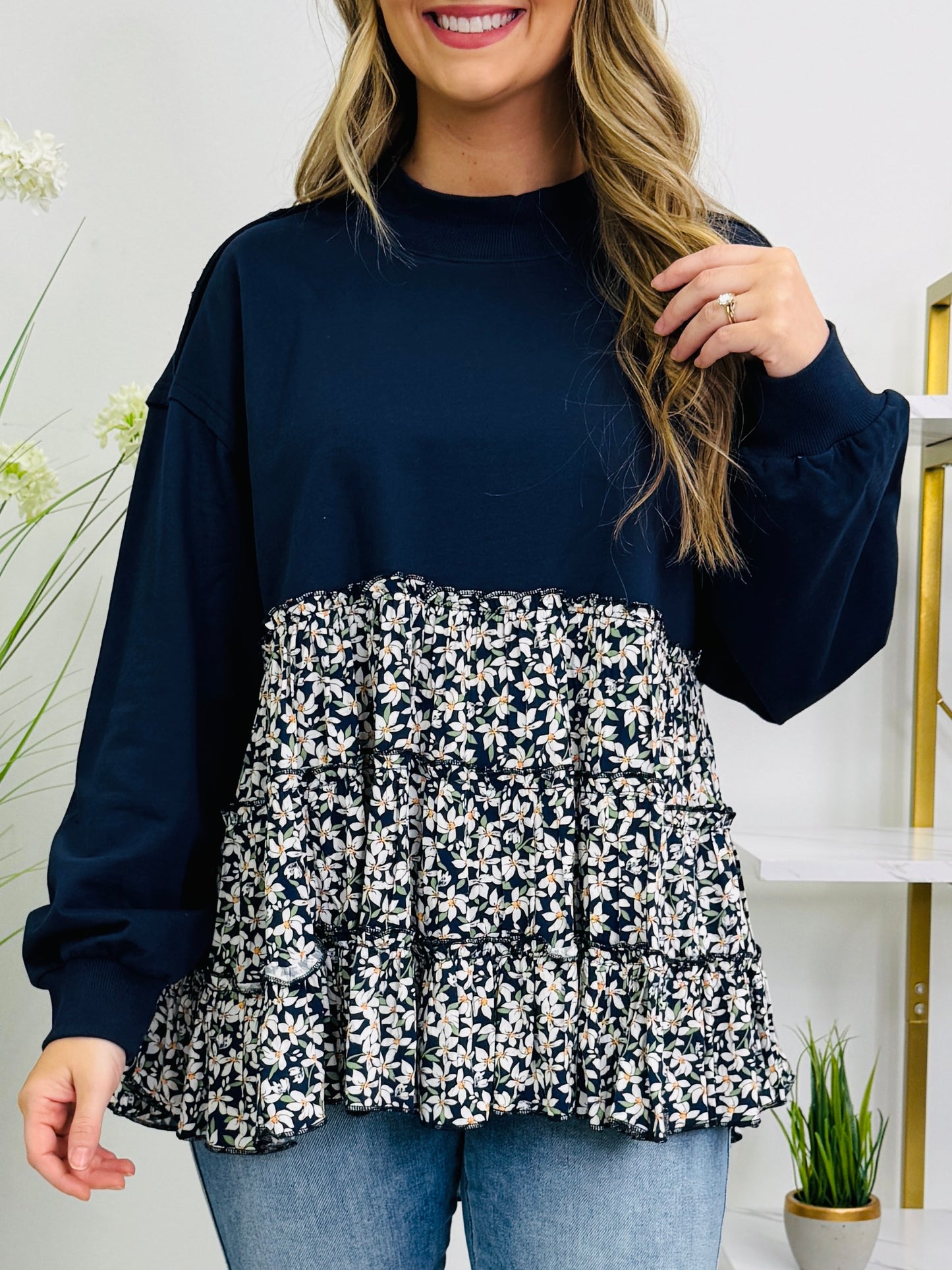 Flora Flounce Top