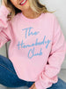 The Homebody Club Graphic Crewneck Sweatshirt in Multiple Colors