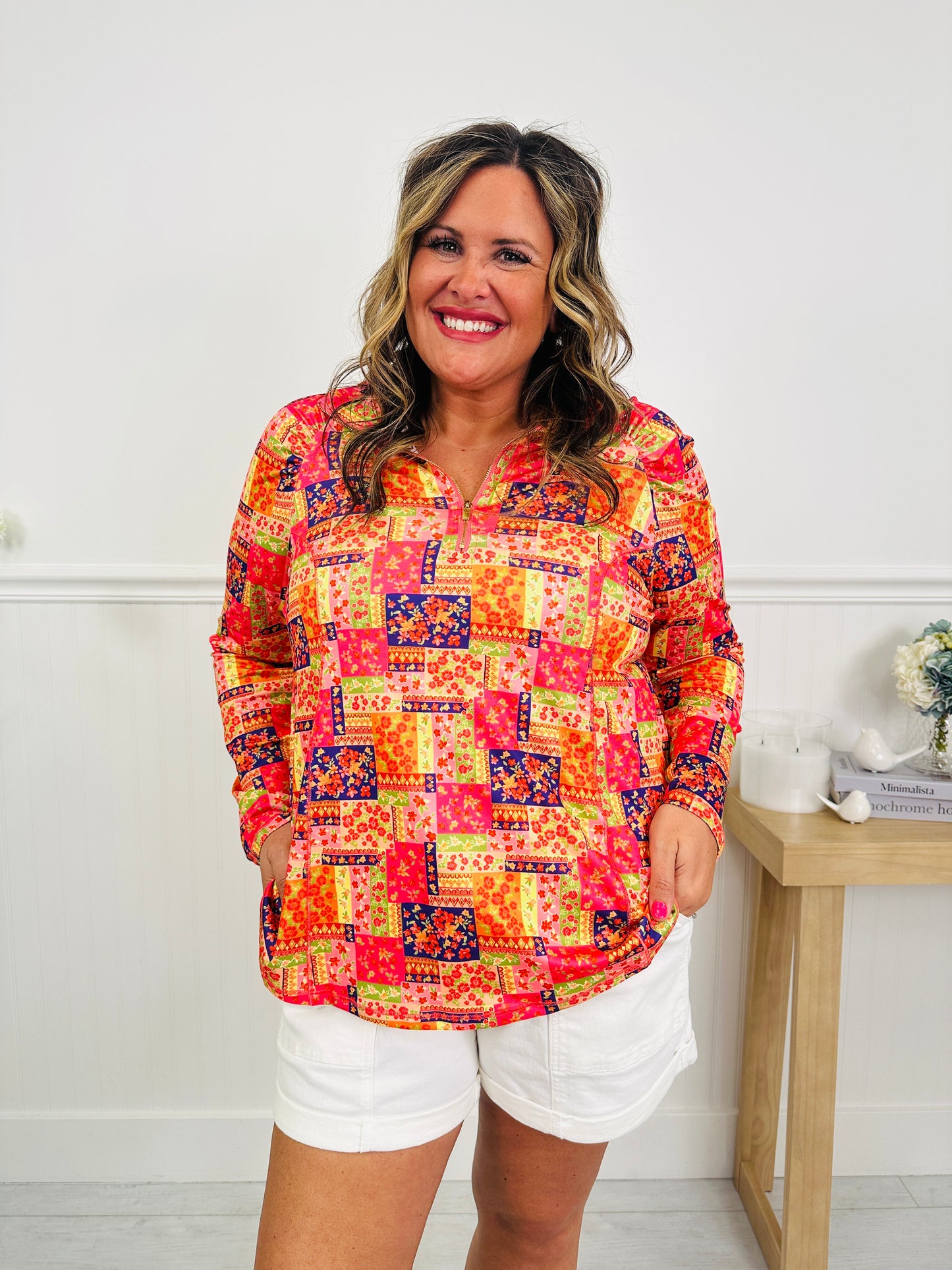 Where Spring Begins Top in Wilmington Print