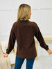 Savage Spots Pullover In Taupe/Brown