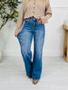 Studded & Styled Tummy Control Wide Leg Jeans