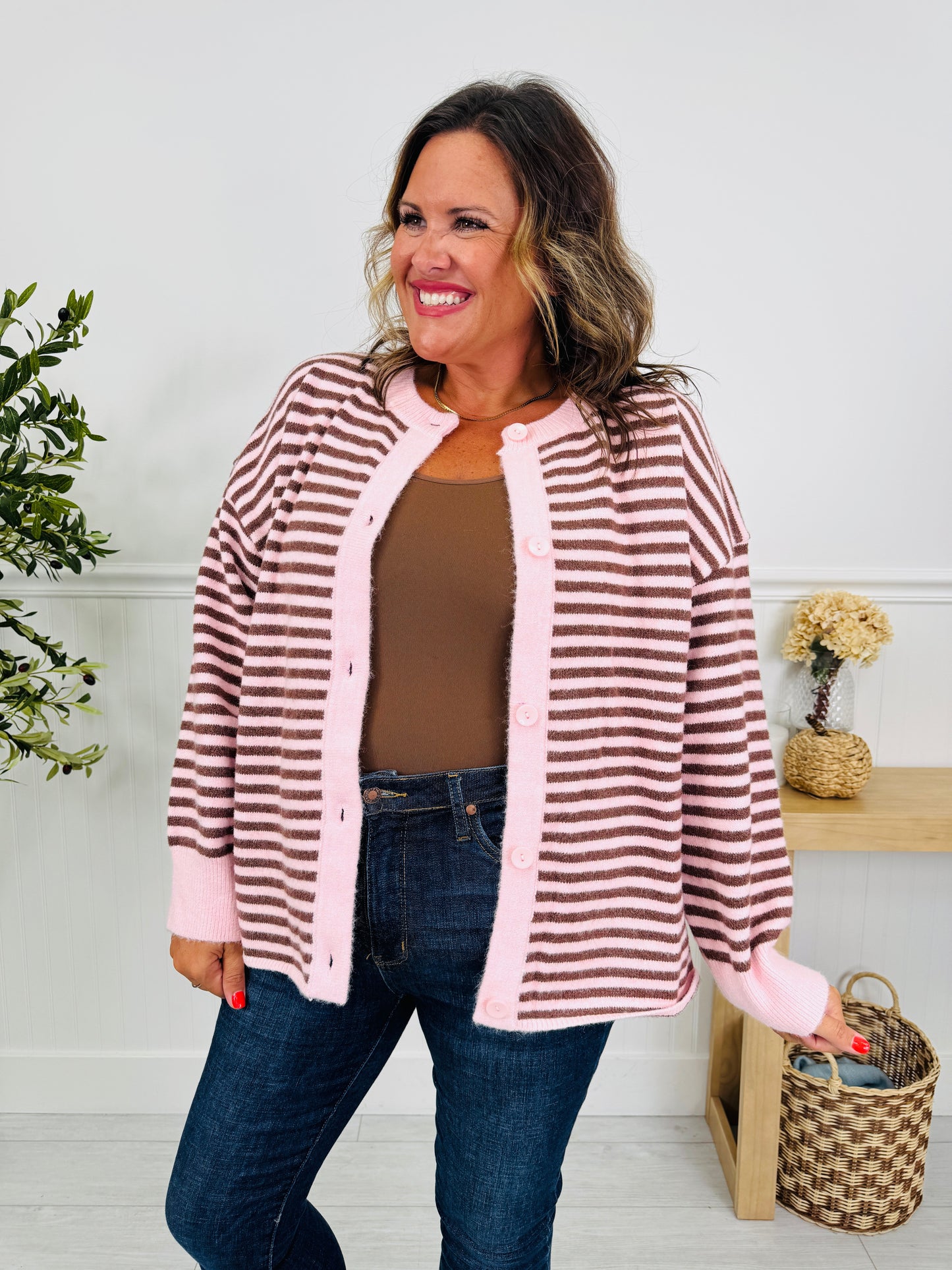 Perfectly Put Together Cardigan In Pink