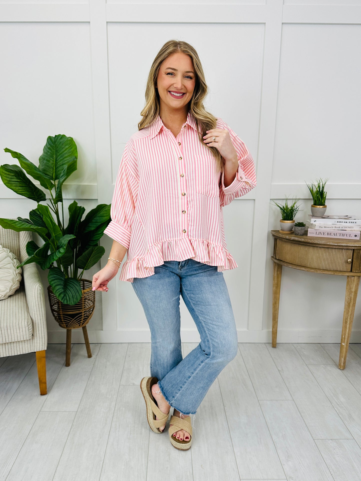Easy Breeze Stripes Top in Multiple Colors