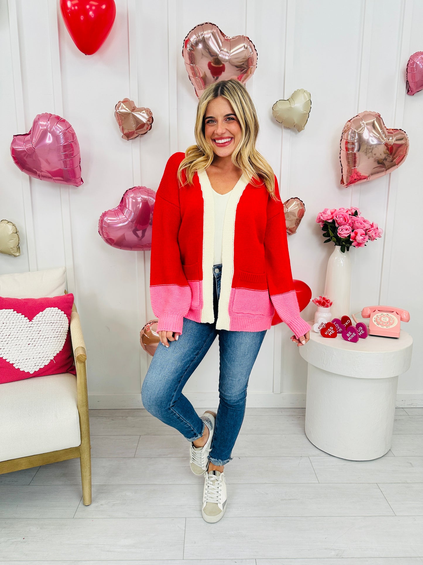 Crushing On Colorblock Cardigan