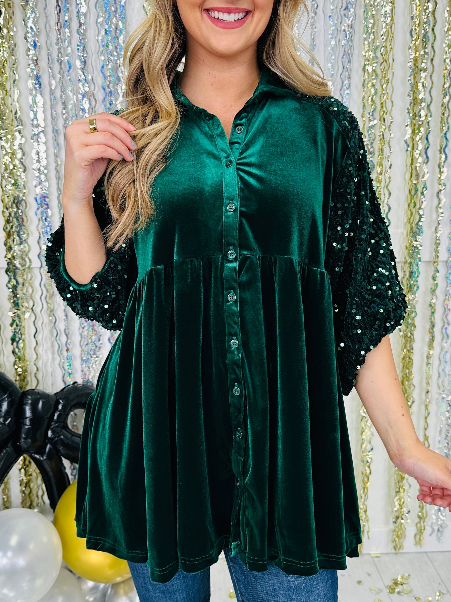 Season Of Sparkle Top- Multiple Colors!