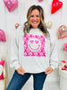 XOXO Smile Graphic Crewneck Sweatshirt