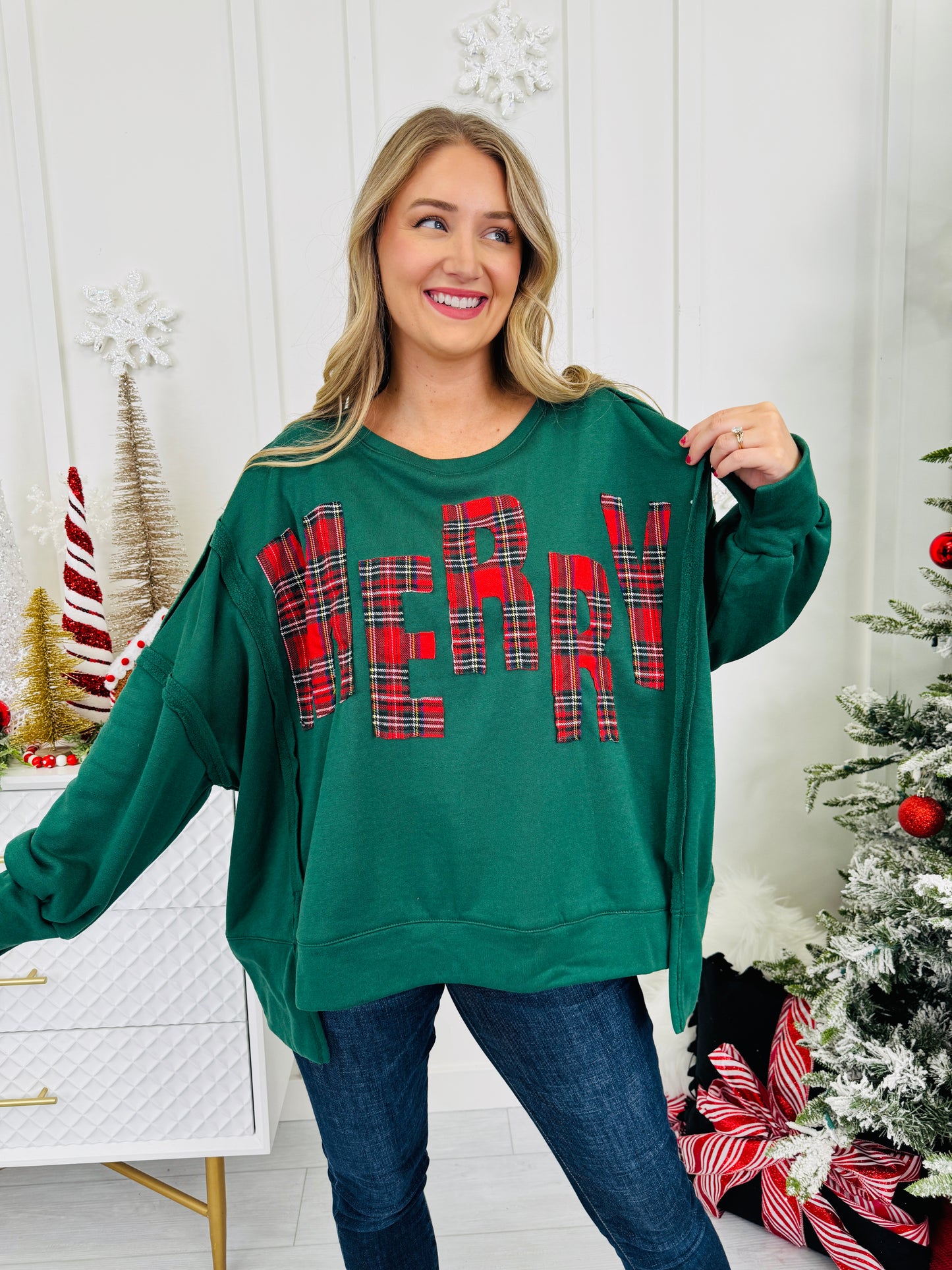 Tidings Of Merry Pullover- Multiple Colors!