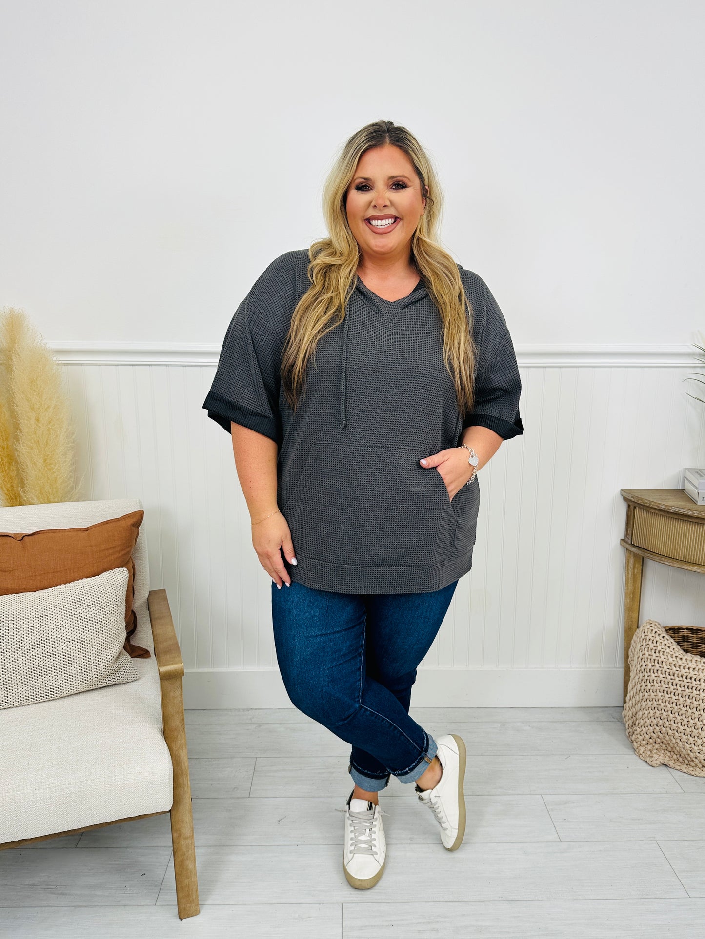 Hello Fall Hooded Top- Multiple Colors!