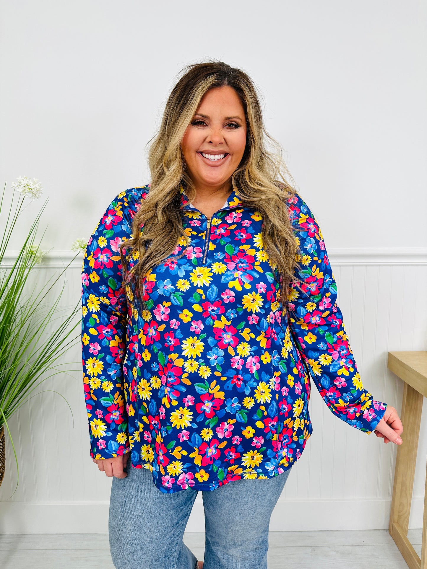 Where Spring Begins Top in Charleston Print