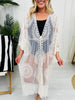 All Eyes on You Kimono in White