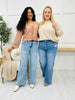 Mica No Regrets Wide Leg Jeans in Reg/Curvy