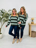 Stripe Of The Moment Sweater In Olive
